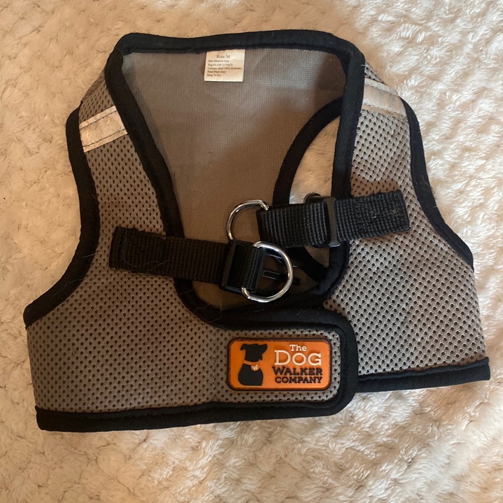 The Dog walker company harness that our puppy grew out of!